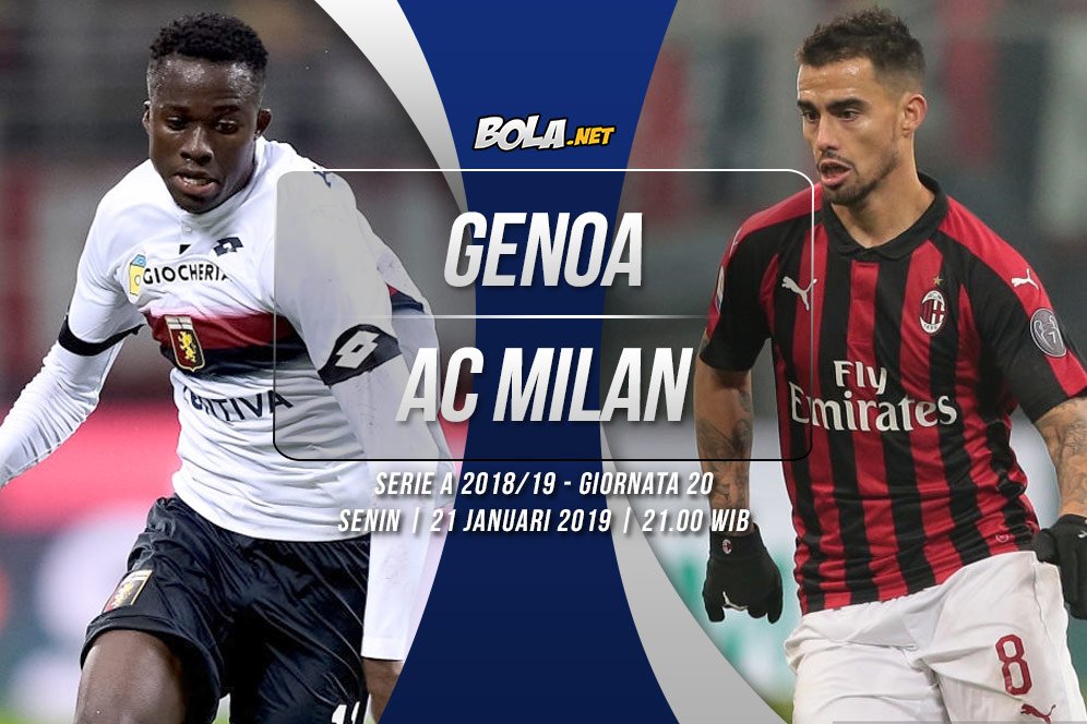 Prediksi Genoa vs AC Milan 21 Januari 2019