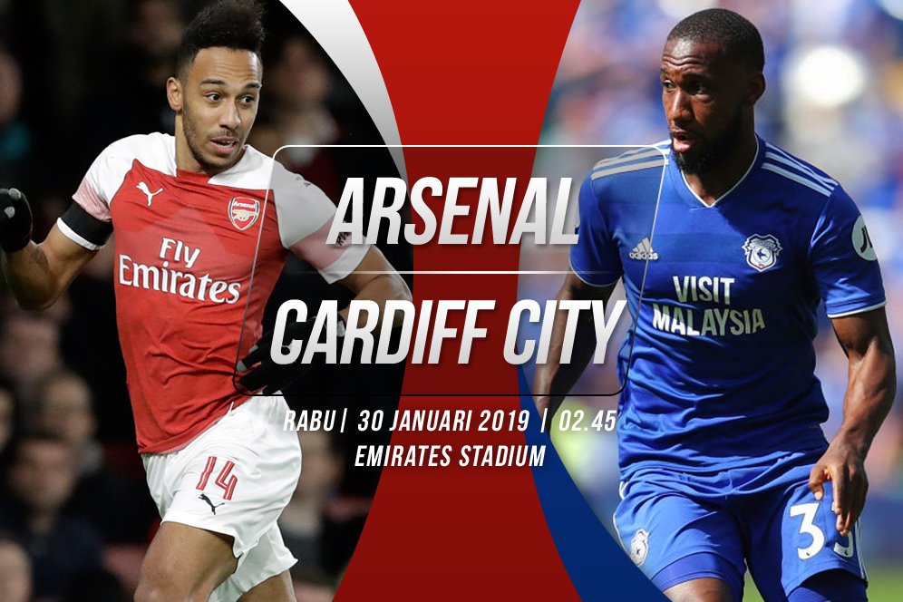 Data dan Fakta Premier League: Arsenal vs Cardiff City