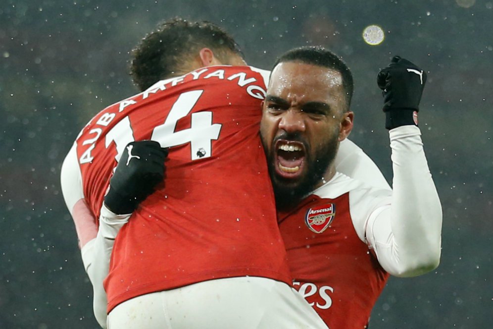 Aubameyang Ingin Main Lebih Sering Bareng Lacazette