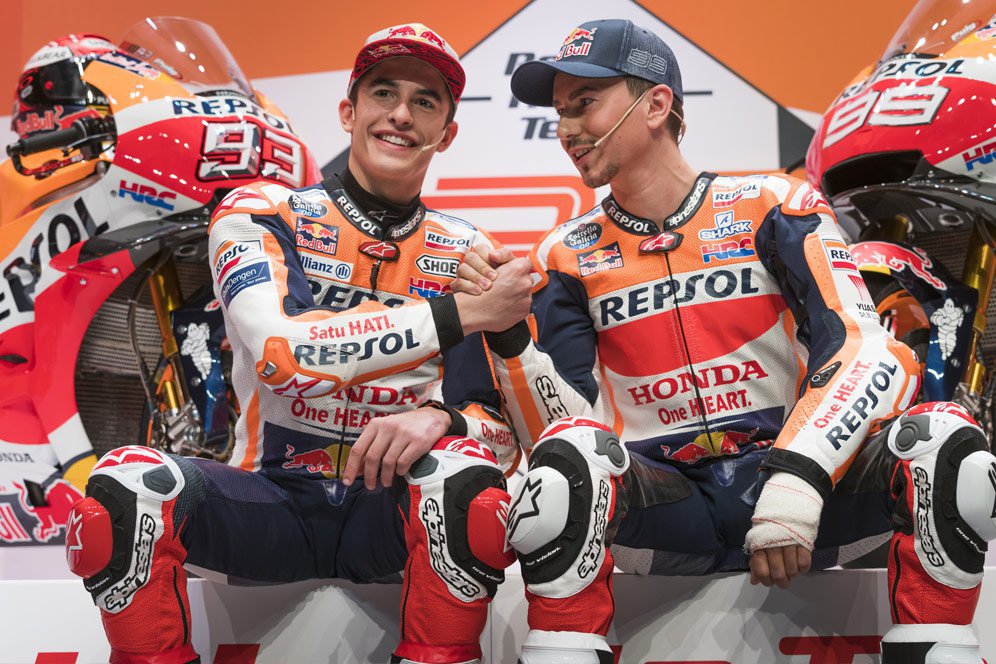 Honda Pede Bisa Kendalikan Hubungan Marquez-Lorenzo