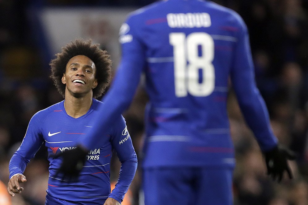 Tanpa Kepastian di Chelsea, Willian Kini Diincar Juventus?