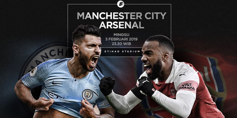 Prediksi Manchester City vs Arsenal 3 Februari 2019