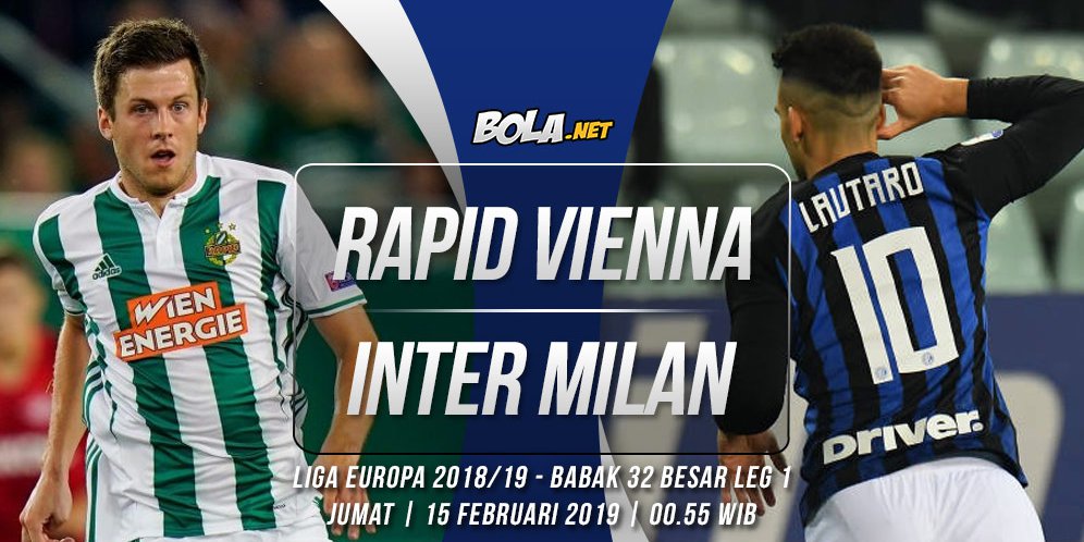 Prediksi Rapid Vienna vs Inter Milan 15 Februari 2019