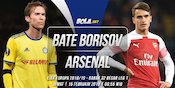 Prediksi BATE Borisov vs Arsenal 15 Februari 2019