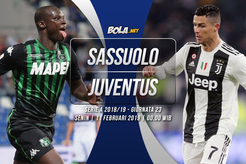 Data dan Fakta Serie A: Sassuolo vs Juventus