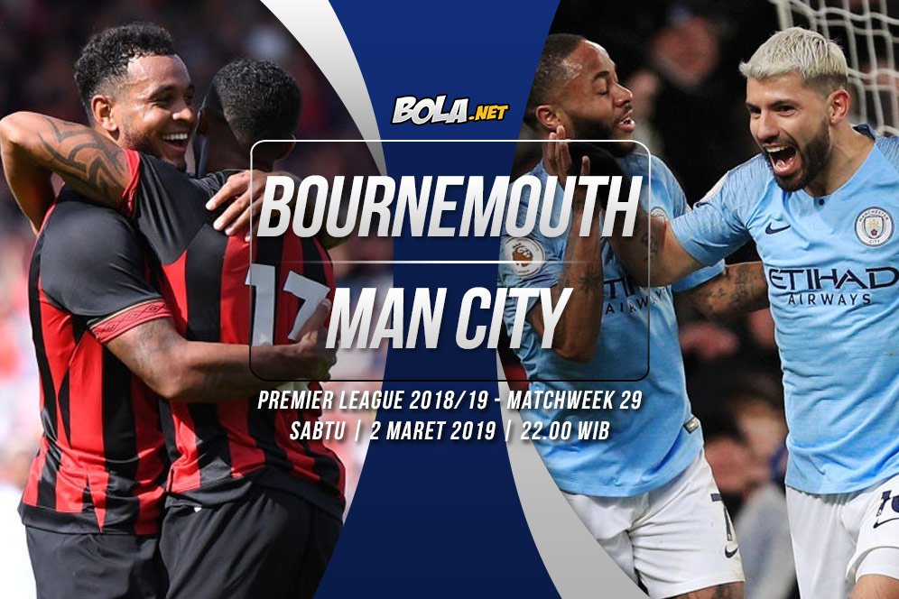 Data dan Fakta Premier League: Bournemouth vs Manchester City