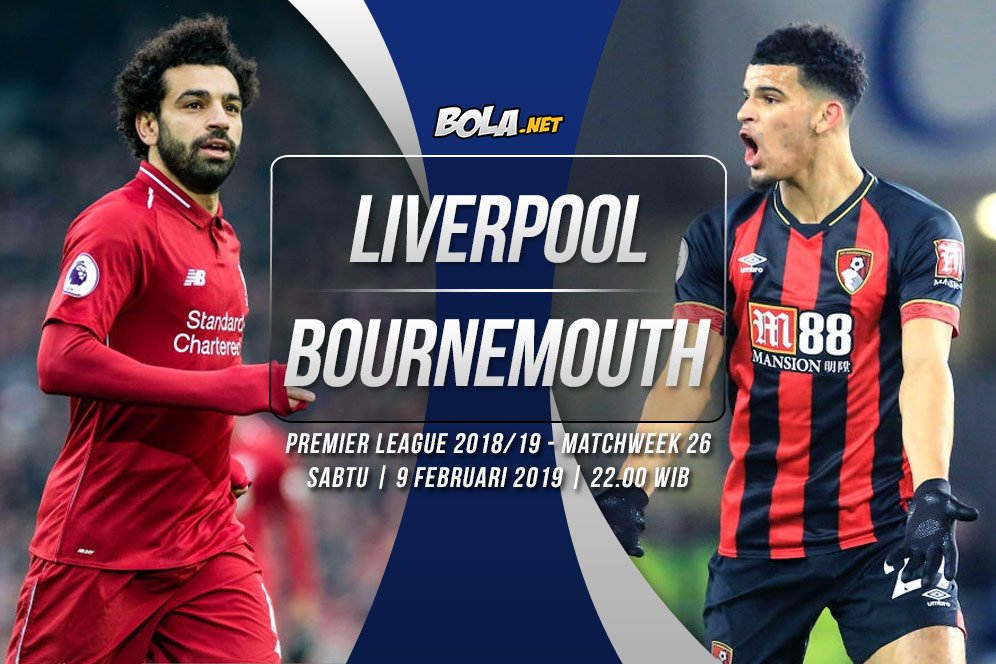 Data dan Fakta Premier League: Liverpool vs Bournemouth