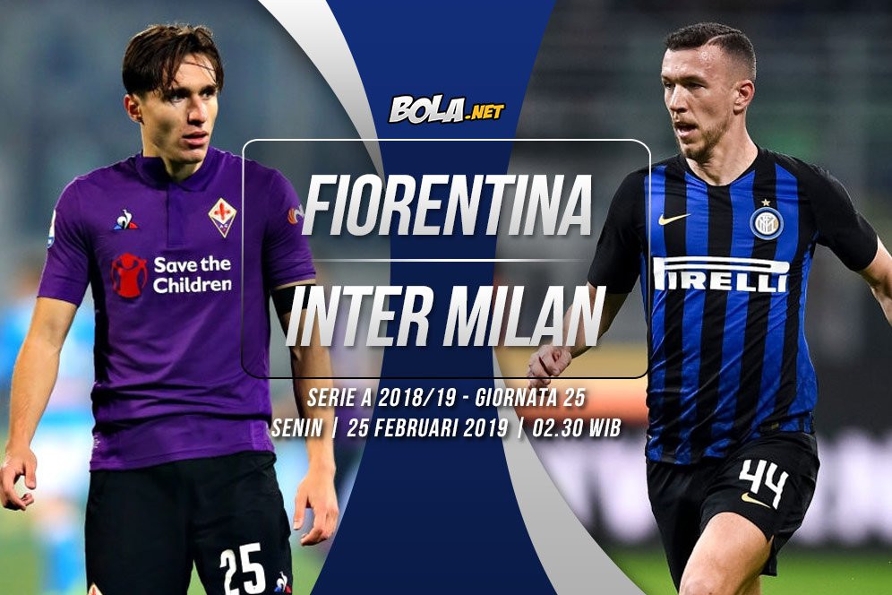 Data dan Fakta Serie A: Fiorentina vs Inter Milan