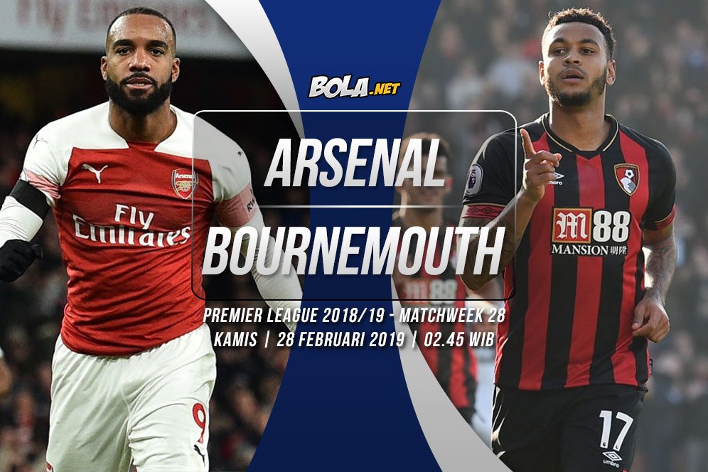 Data dan Fakta Premier League: Arsenal vs Bournemouth