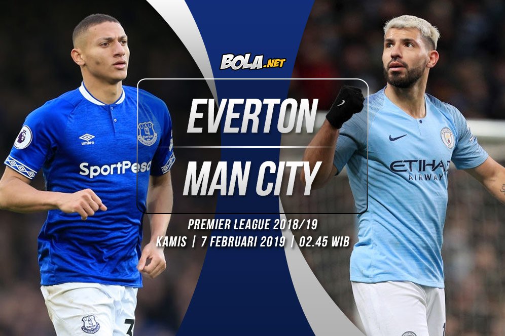 Data dan Fakta Premier League: Everton vs Manchester City