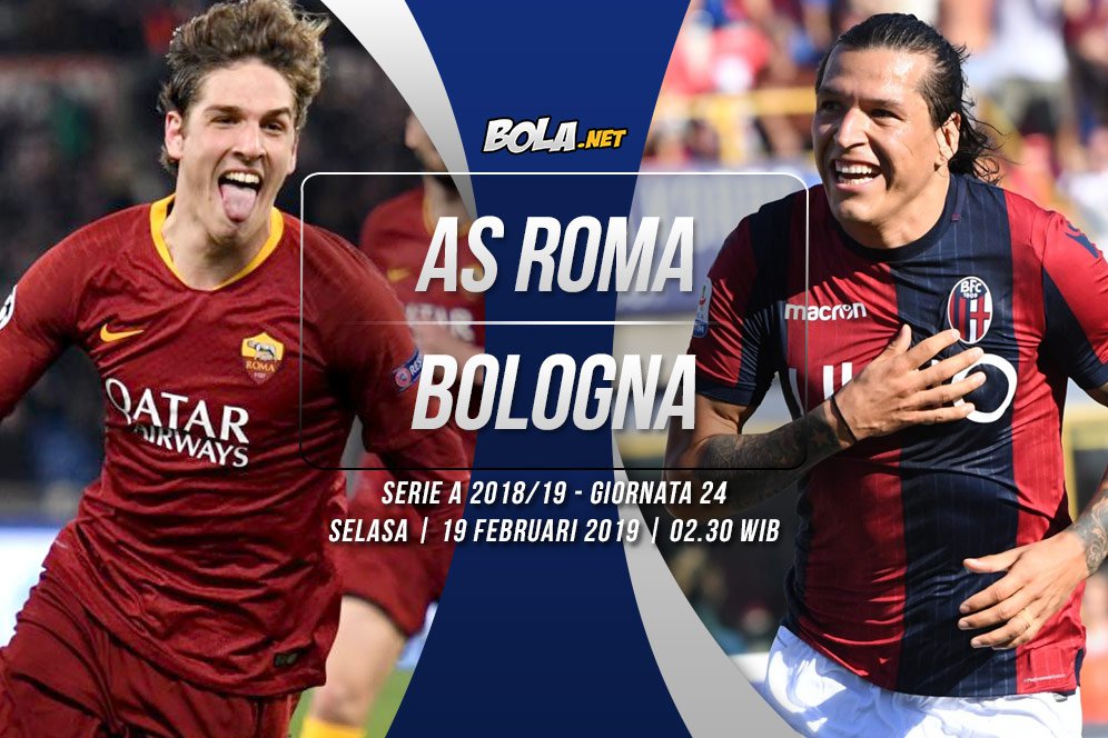 Data dan Fakta Serie A: AS Roma vs Bologna Data dan Fakta Serie A: AS Roma vs Bologna