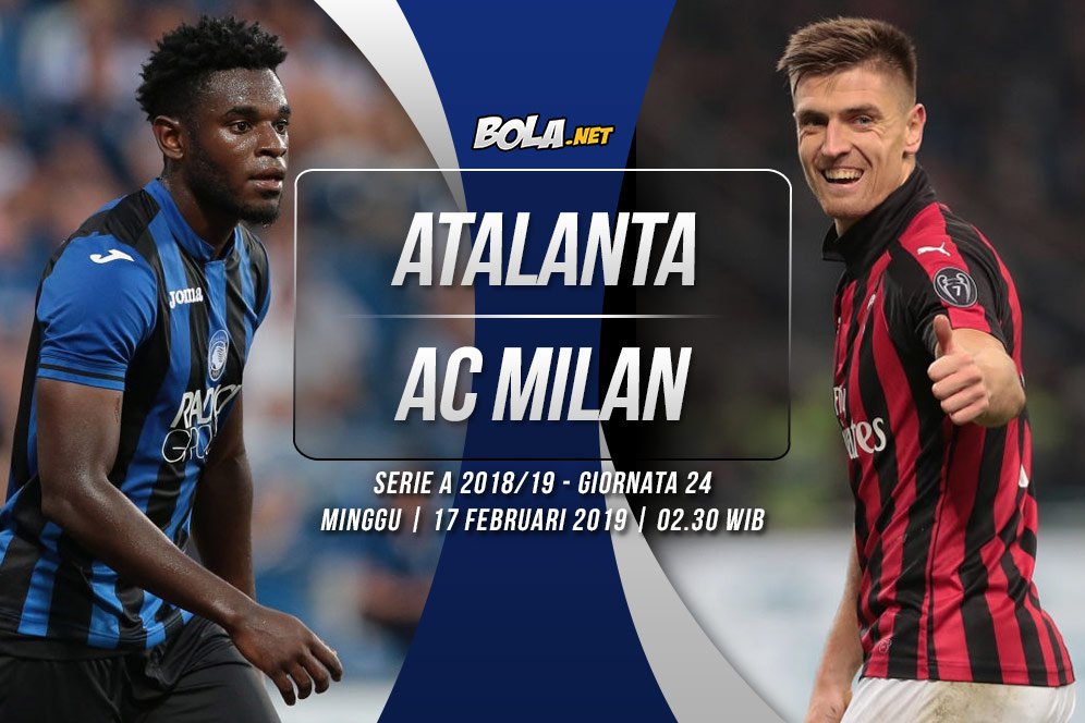 Data dan Fakta Serie A: Atalanta vs AC Milan