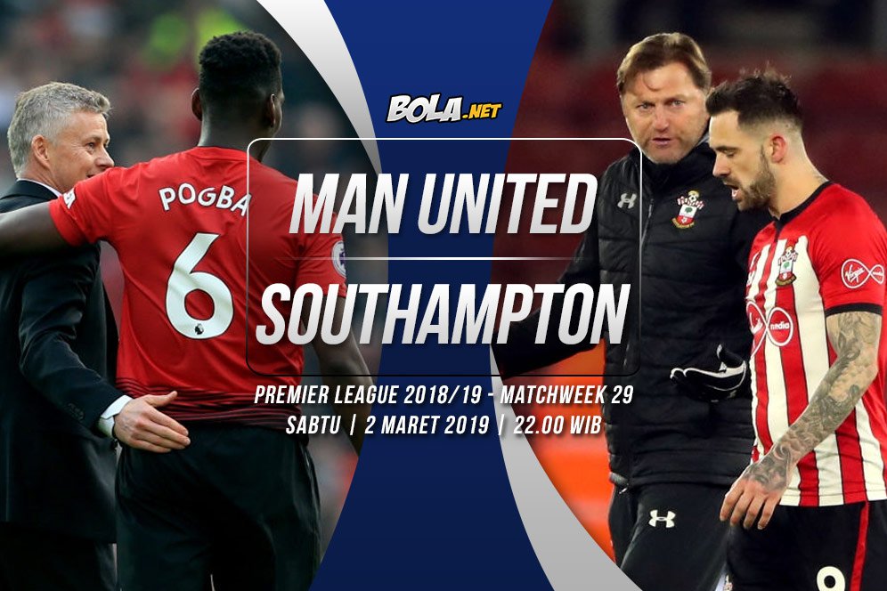 Data dan Fakta Premier League: Manchester United vs Southampton