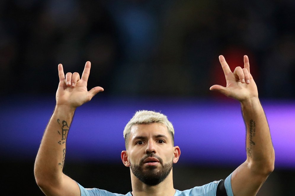 Bikin Hattrick Lagi, Aguero Incar Trofi