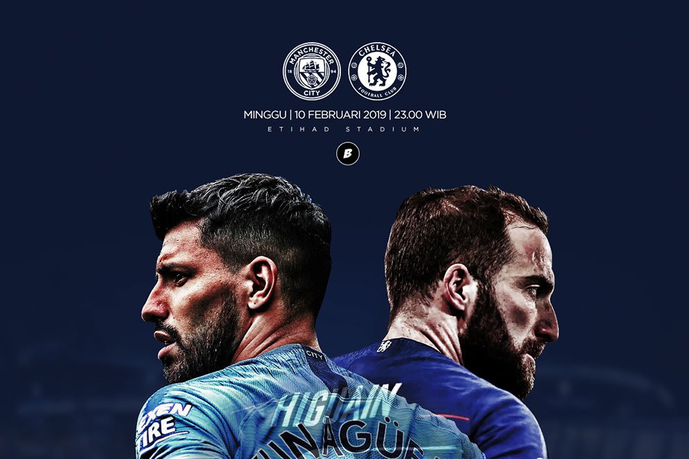 Prediksi Manchester City vs Chelsea 10 Februari 2019