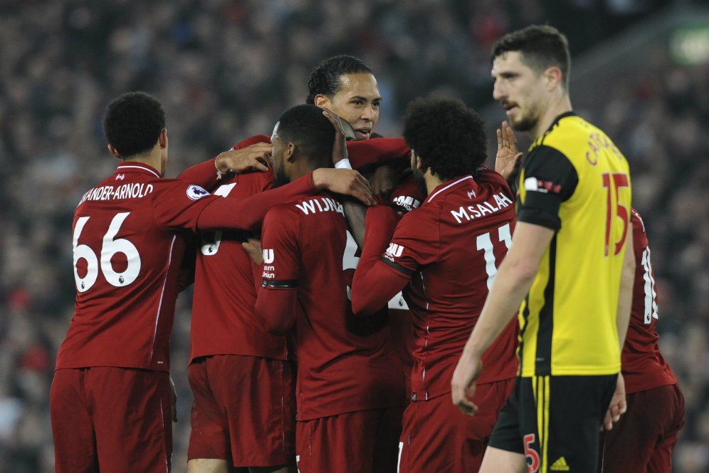 Hasil Pertandingan Liverpool vs Watford: Skor 5-0