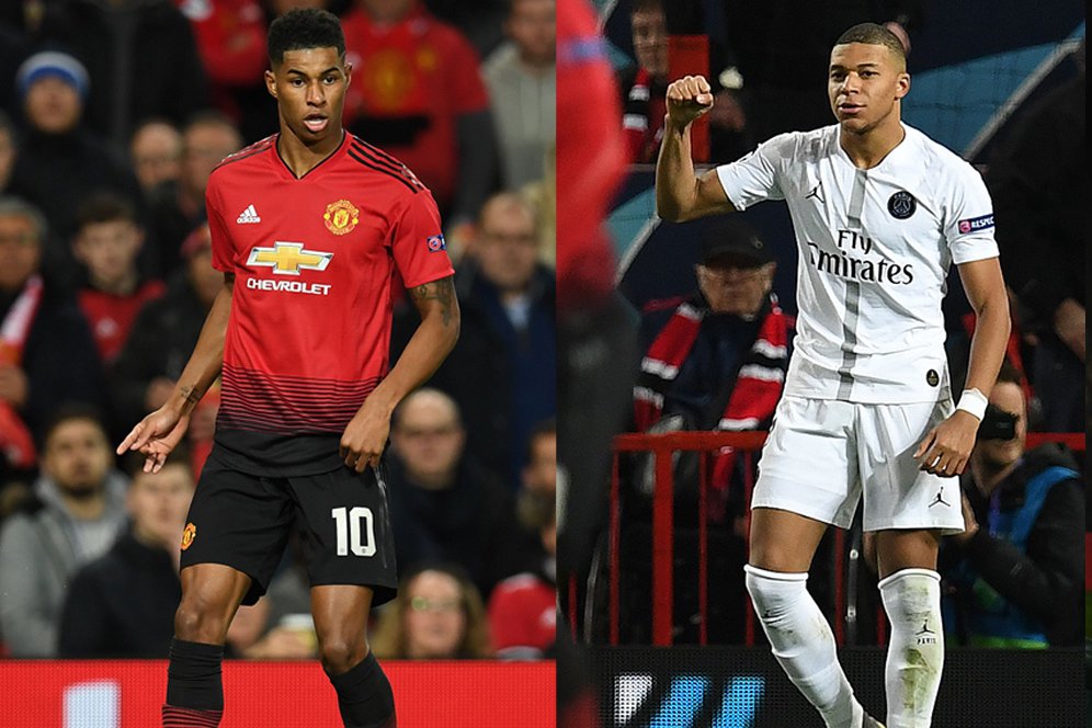 Kelas! Kylian Mbappe Hibur Marcus Rashford yang Gagal Penalti di Final Euro 2020