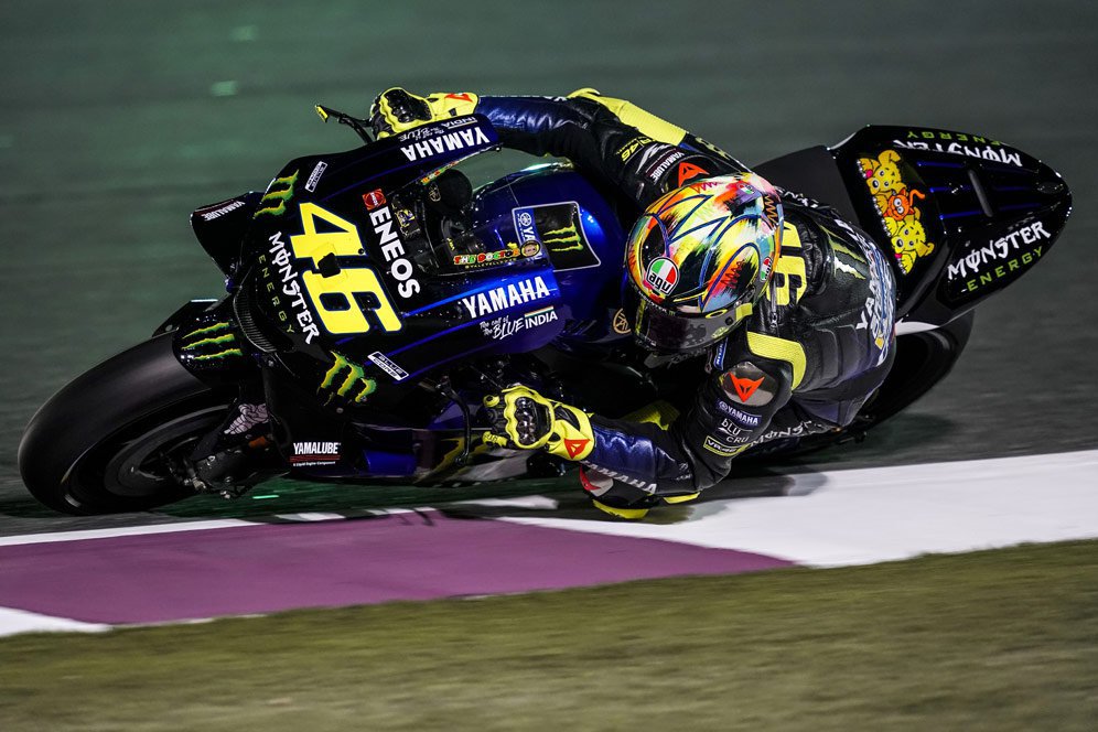 Hasil FP1 MotoGP Qatar: Rossi Tercepat, Lorenzo Asapi Marquez