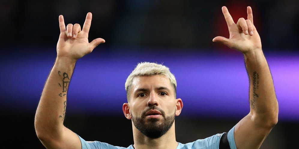 Sergio Aguero Jadi Pemain Terbaik EPL Bulan Februari 2019