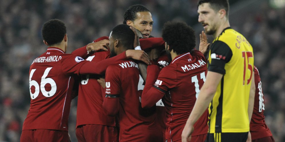 Liverpool Makin Pede Hadapi Everton Setelah Hajar Watford