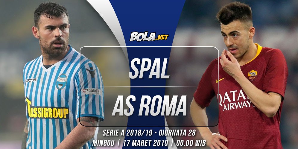 Data dan Fakta Serie A: SPAL vs AS Roma