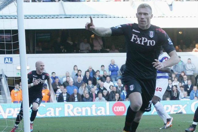 Pavel Pogrebnyak saat masih membela Fulham. (c) AFP