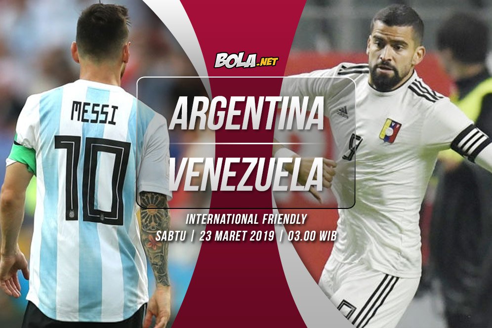 Prediksi Argentina vs Venezuela 23 Maret 2019 Prediksi Argentina vs Venezuela 23 Maret 2019
