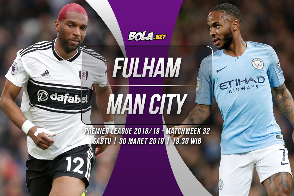 Data dan Fakta Premier League: Fulham vs Manchester City