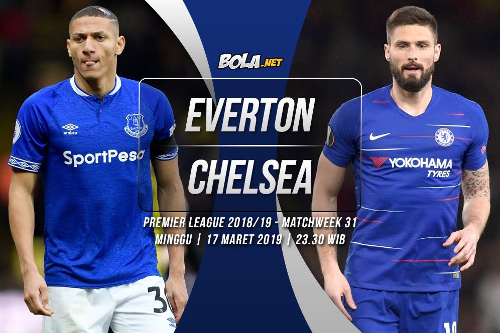 Data dan Fakta Premier League: Everton vs Chelsea