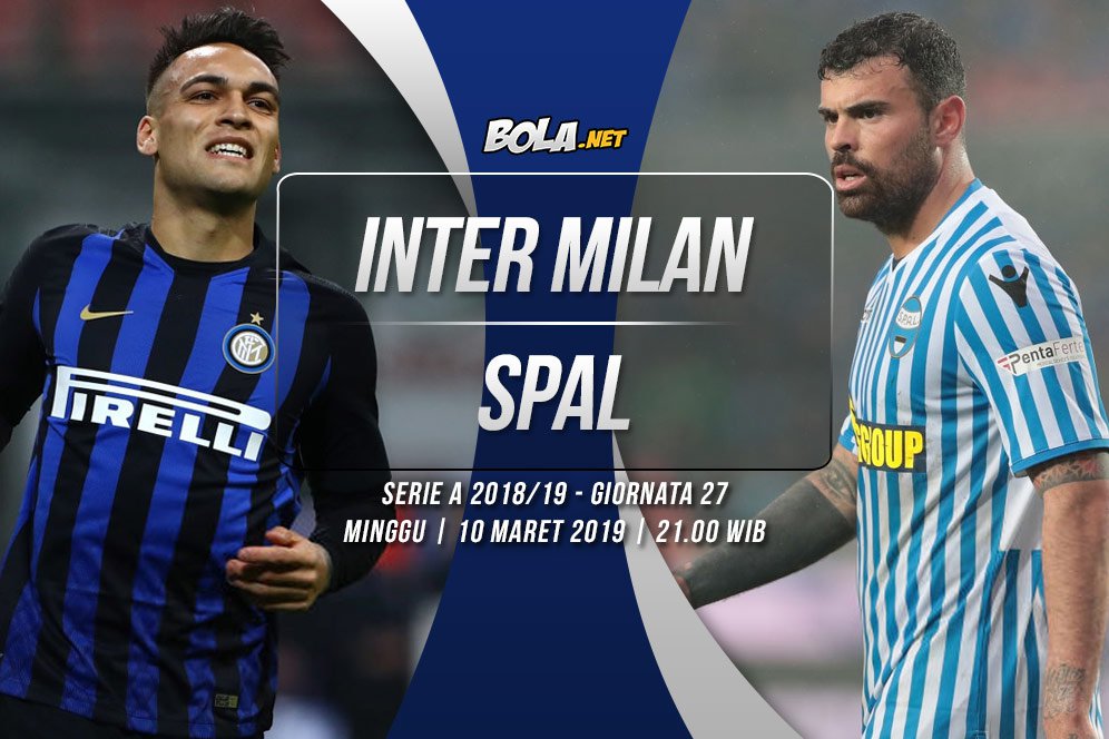 Prediksi Inter Milan vs SPAL 10 Maret 2019