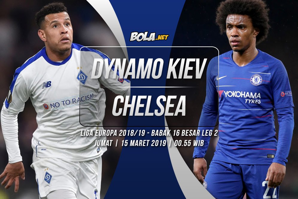 Prediksi Dynamo Kiev vs Chelsea 15 Maret 2019