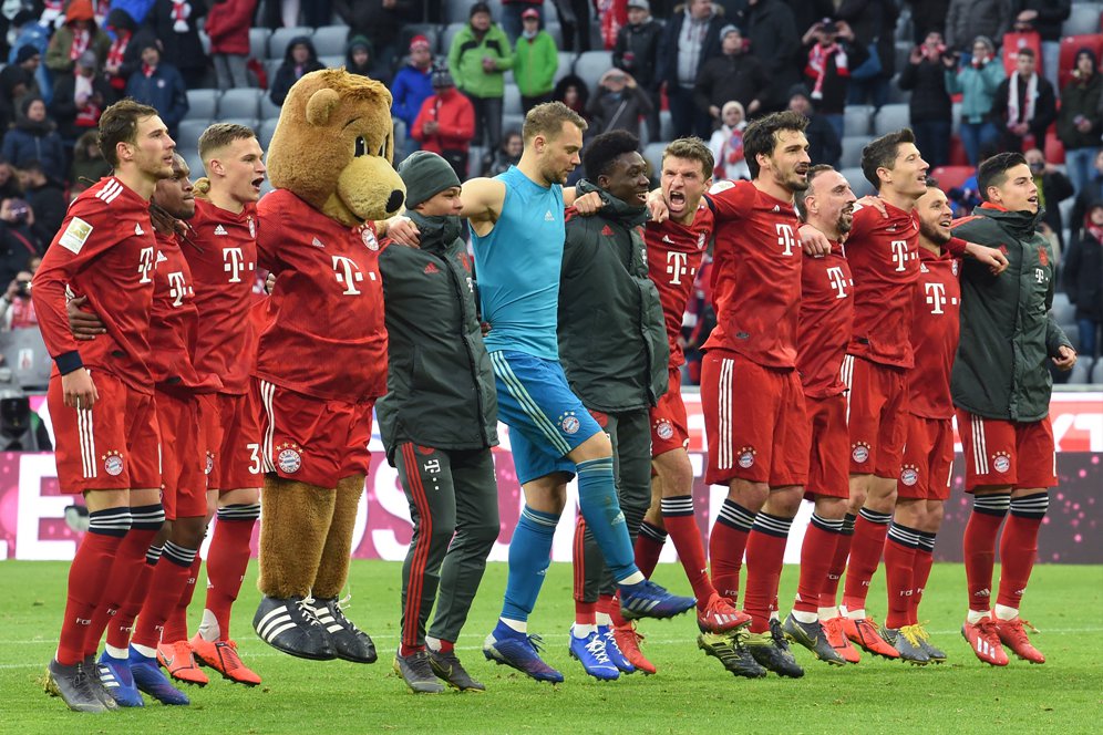 Bayern Munchen Diambang Gelar Juara Bundesliga 2018/19