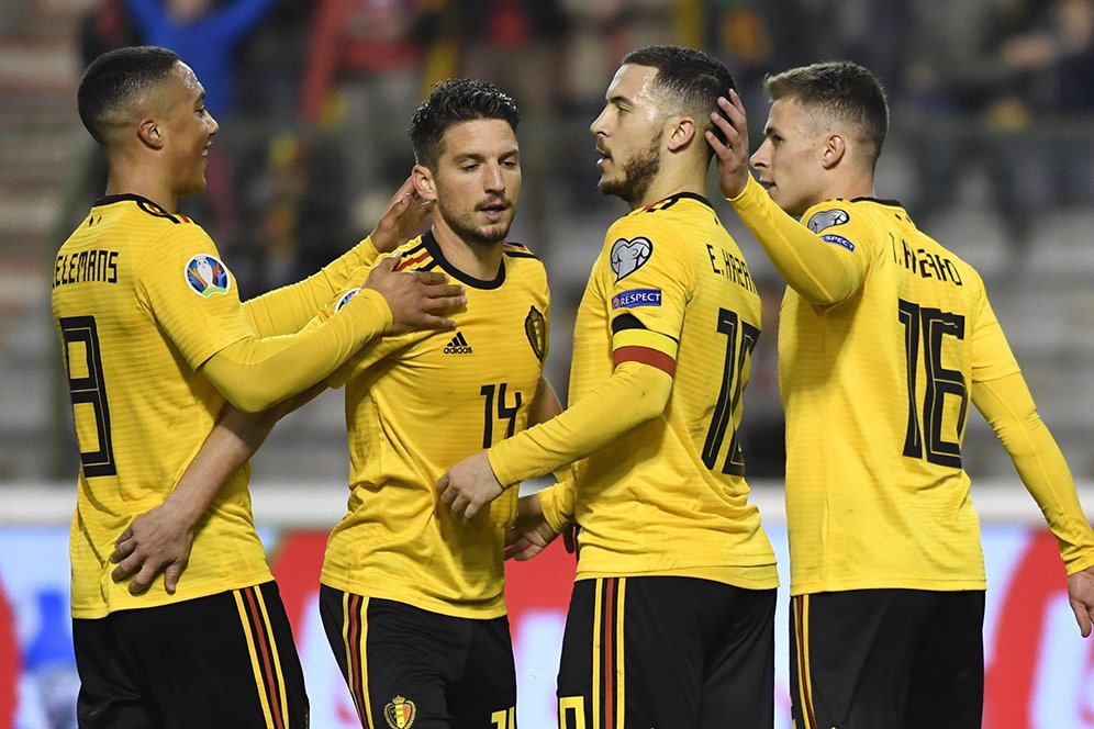 Jadwal dan Skuad Lengkap Timnas Belgia di Euro 2020