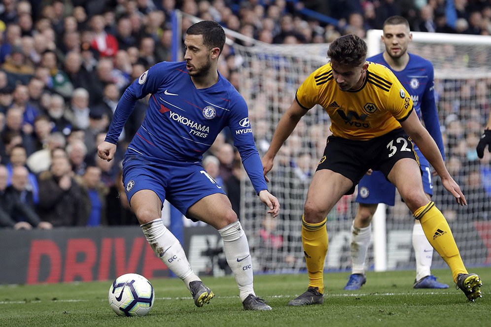 Gol Ke-50 Eden Hazard Serta Catatan Lengkap Laga Chelsea vs Wolves