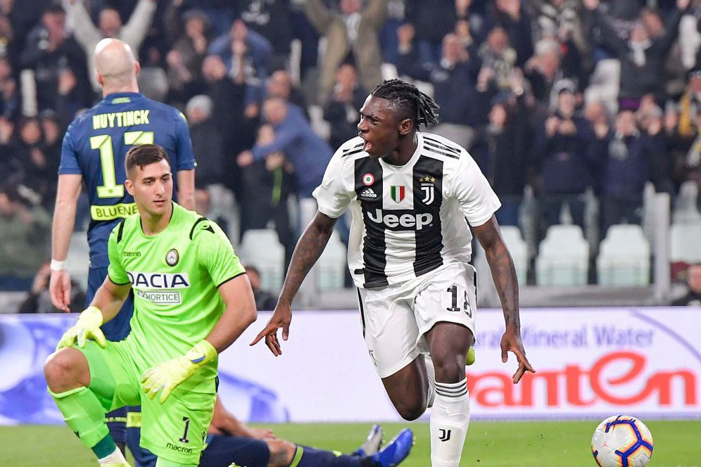 Kisah Moise Kean, Fans Inter yang Gabung Juve karena Traktor