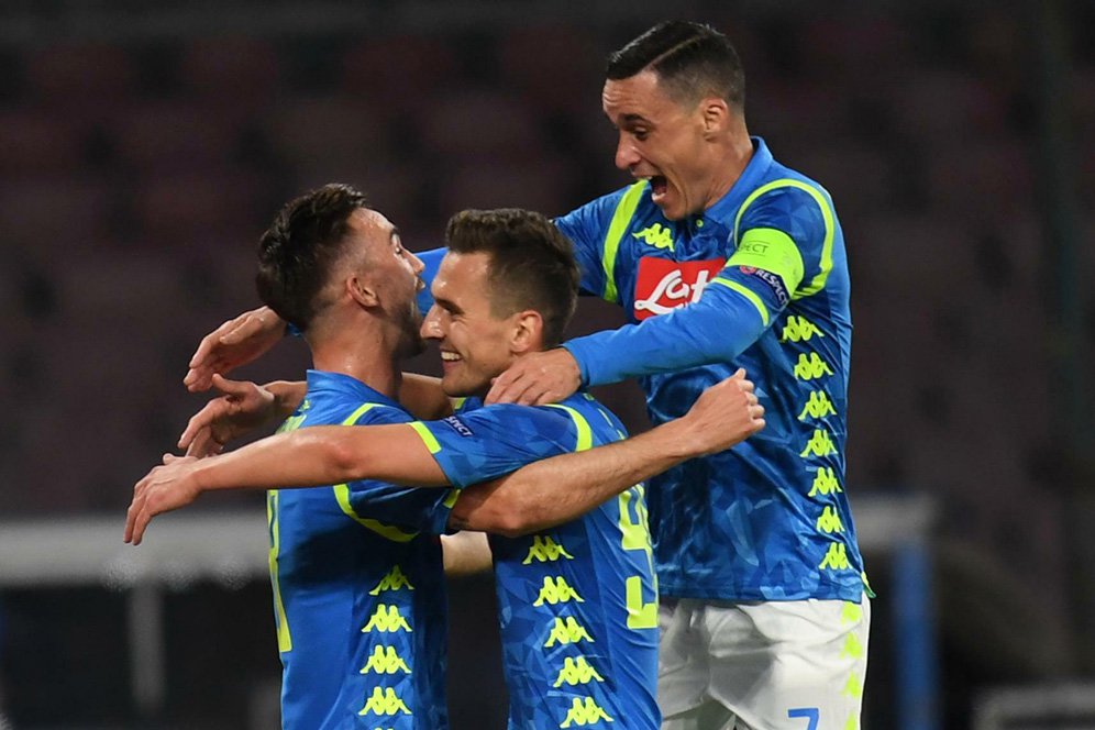 Highlight Liga Europa: Napoli 3-0 RB Salzburg