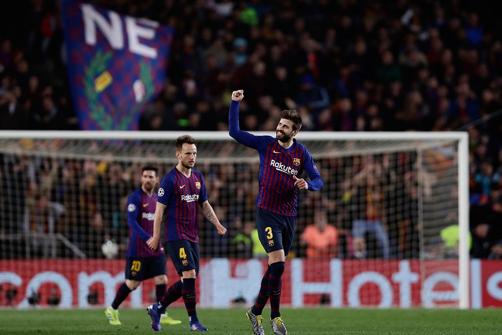 Ini Pendapat Pique Perihal Peluang Barca Raih Treble