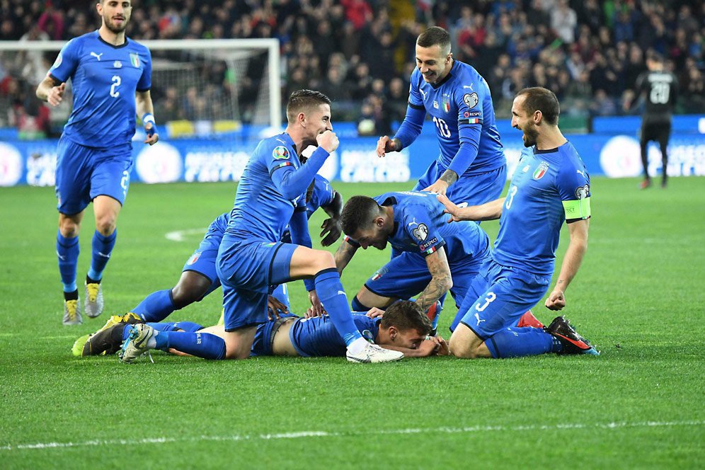 Hasil Pertandingan Italia vs Finlandia: 2-0