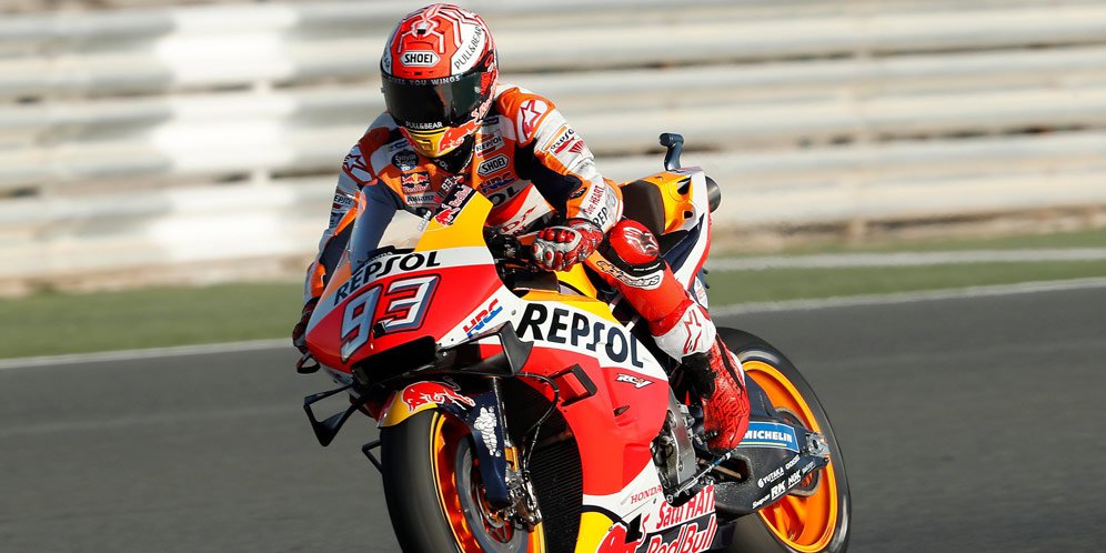 Hasil FP3 MotoGP Qatar: Marquez Berkuasa, Dibuntuti Bagnaia-Espargaro