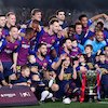 Setelah Juara La Liga, Barca Kini Kejar Treble Winners