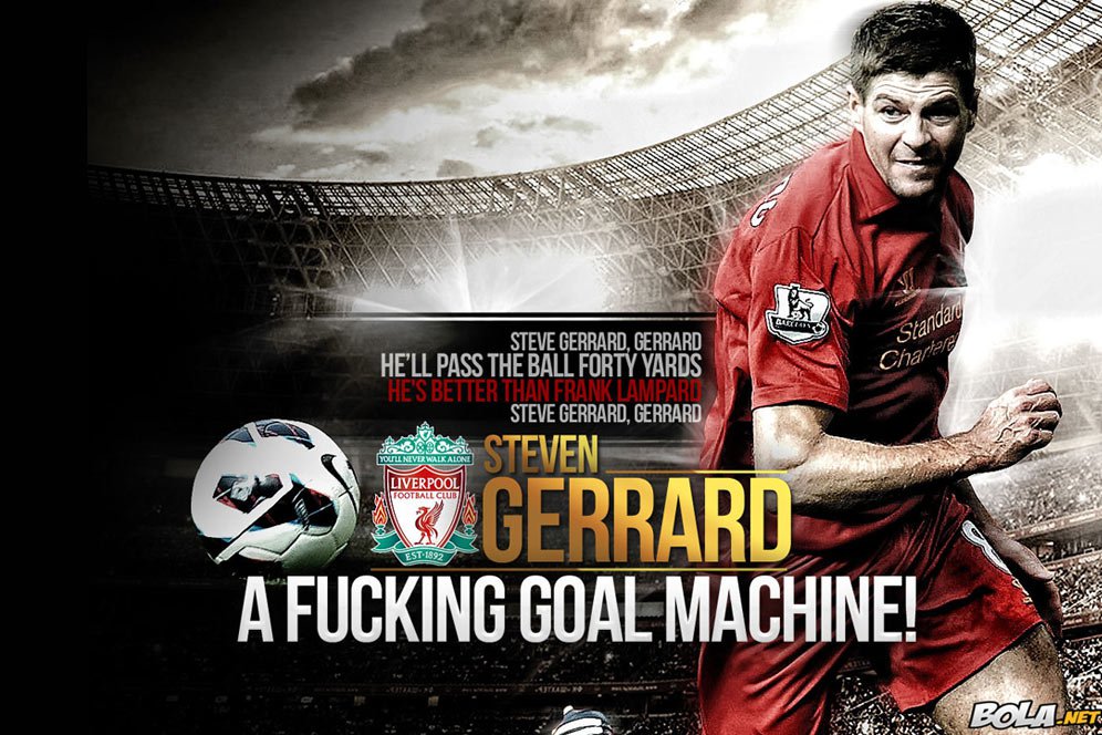 Gerrard Beber Enam Pemain Idolanya Plus Pesan dari Maradona