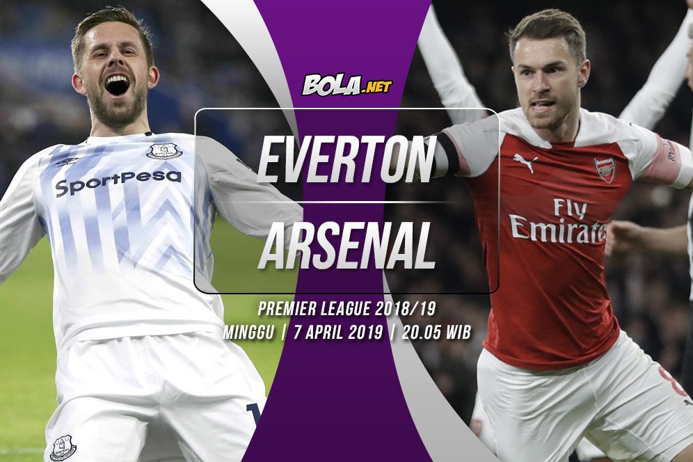 Prediksi Everton vs Arsenal 7 April 2019