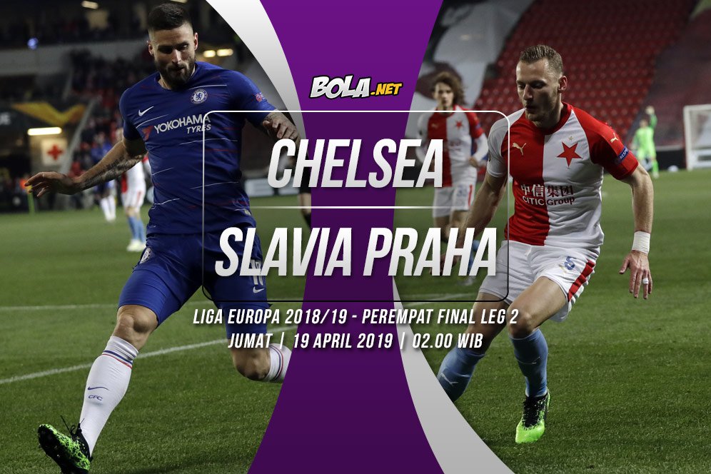 Live Streaming Chelsea vs Slavia Praha di Leg Kedua Perempat Final Liga Europa 2019