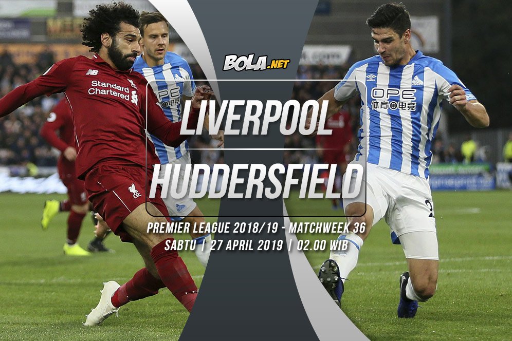 Data dan Fakta Premier League: Liverpool vs Huddersfield Town