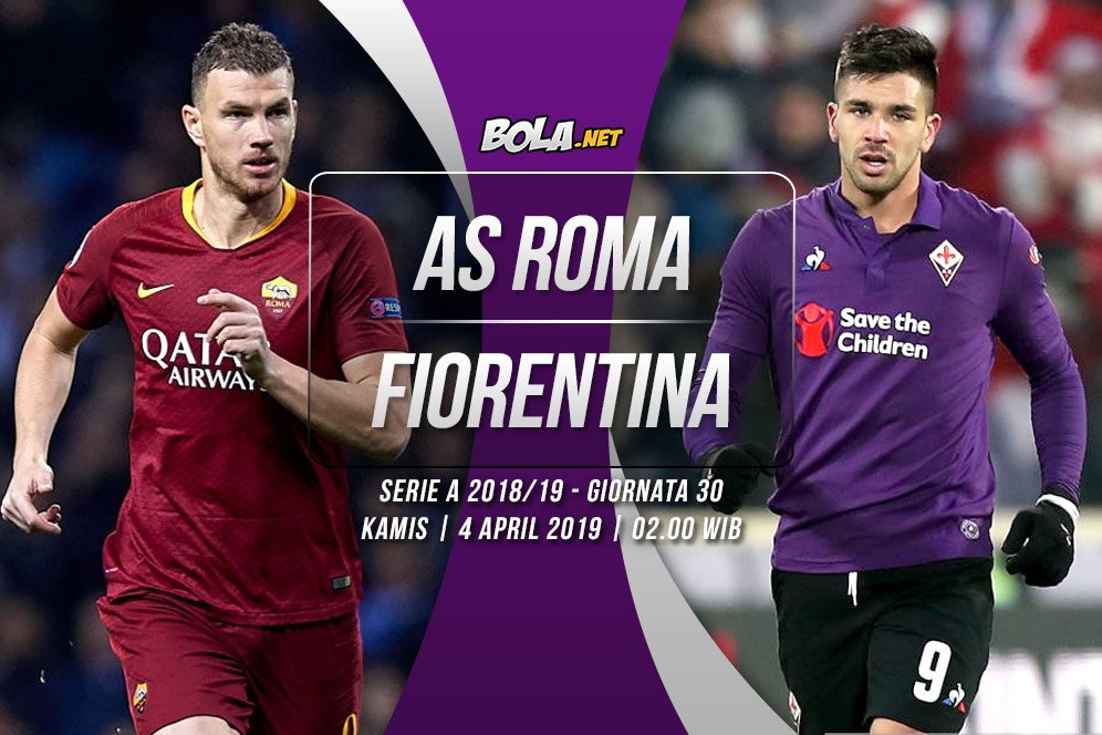 Prediksi AS Roma vs Fiorentina 4 April 2019