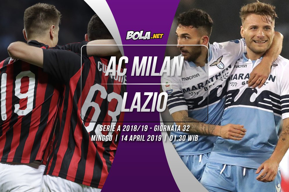 Data dan Fakta Serie A: AC Milan vs Lazio Data dan Fakta Serie A: AC Milan vs Lazio
