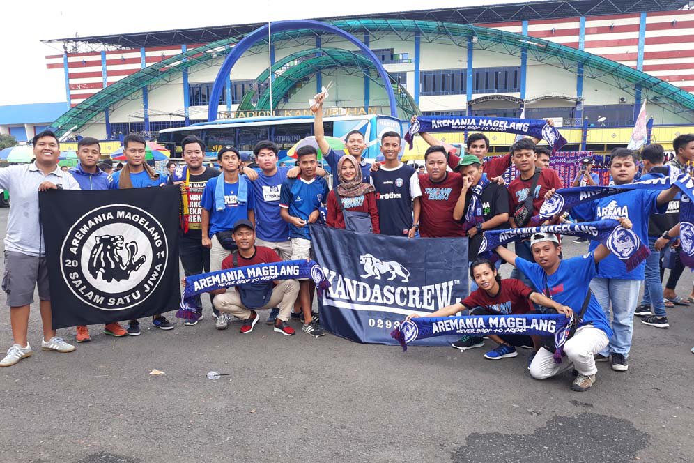 Cerita Aremania Magelang Beri Dukungan di Final Piala Presiden 2019