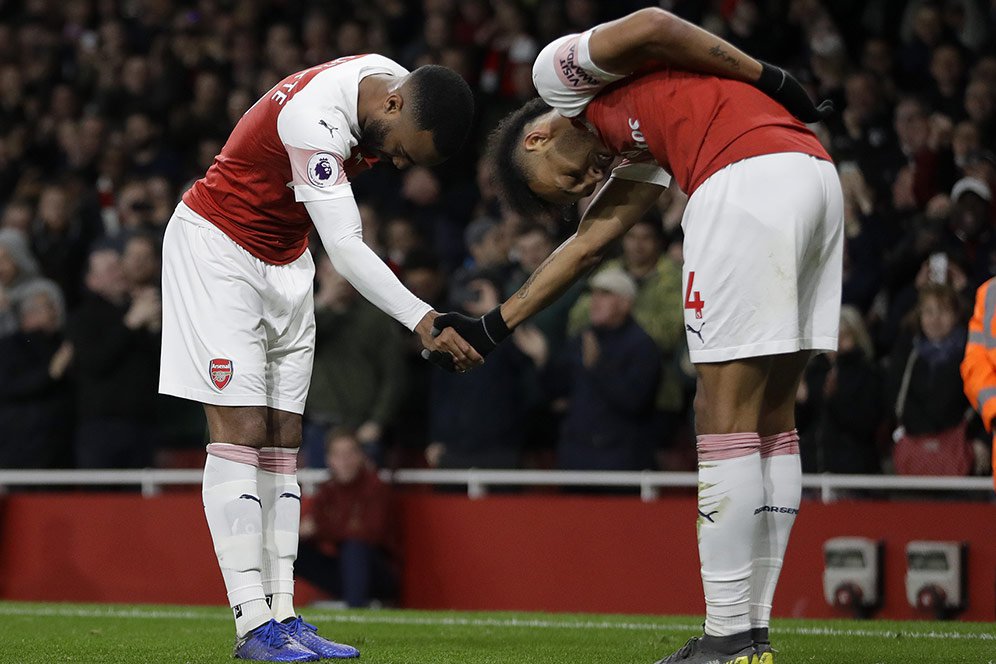 Ini Rahasia di Balik Duet Apik Aubameyang-Lacazette