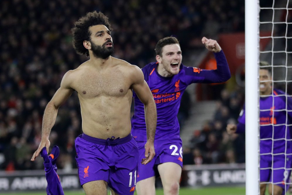 Bangganya Salah Pecahkan Rekor di Liverpool