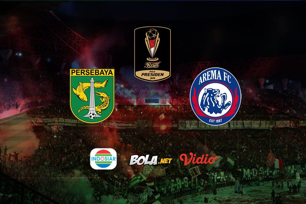 Live Streaming Leg pertama Final Piala Presiden 2019 di Indosiar: Persebaya Vs Arema